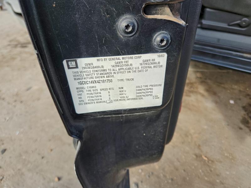 2004 CHEVROLET SILVERADO #3317908917