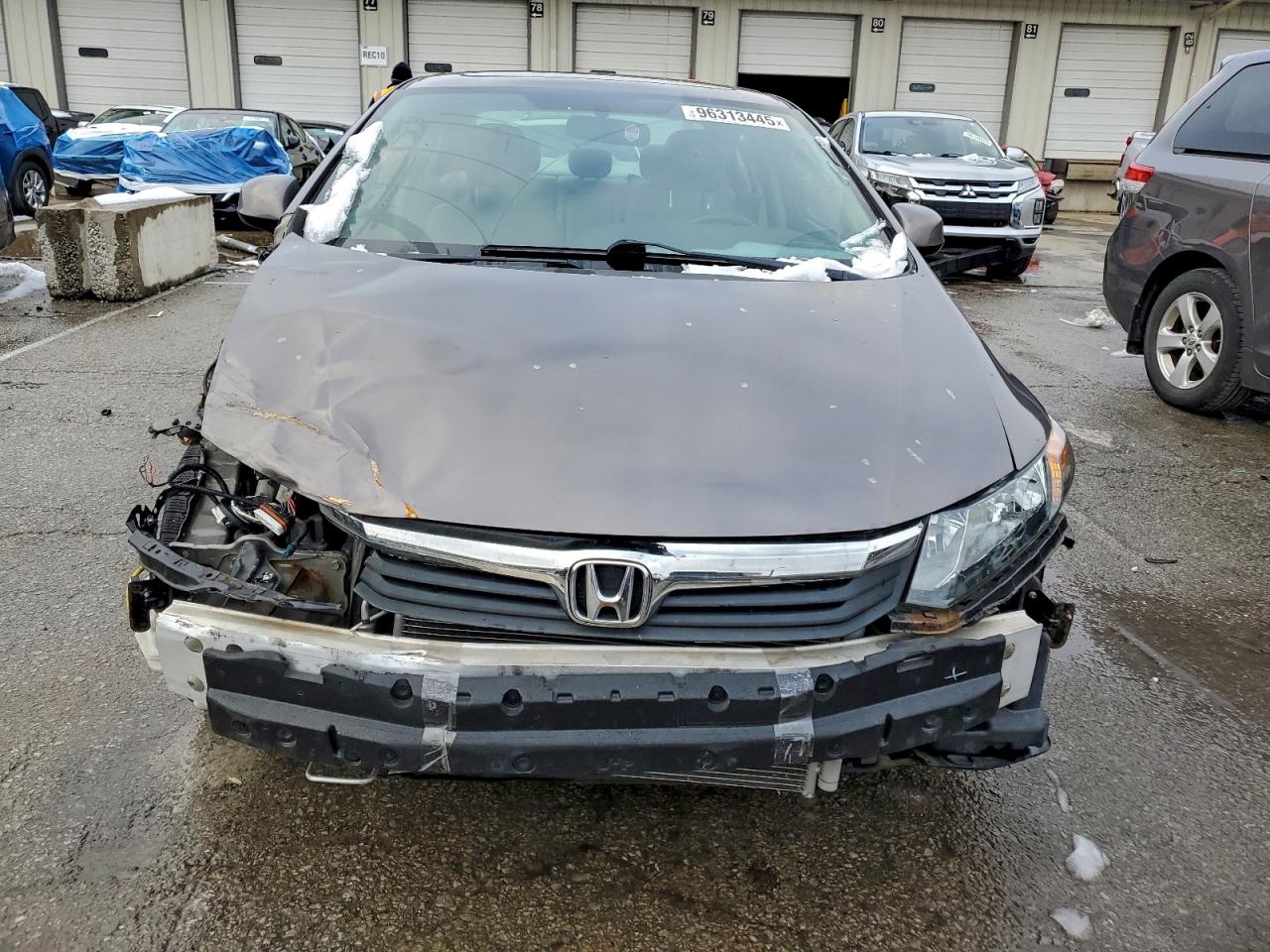Lot #3315971133 2012 HONDA CIVIC EXL
