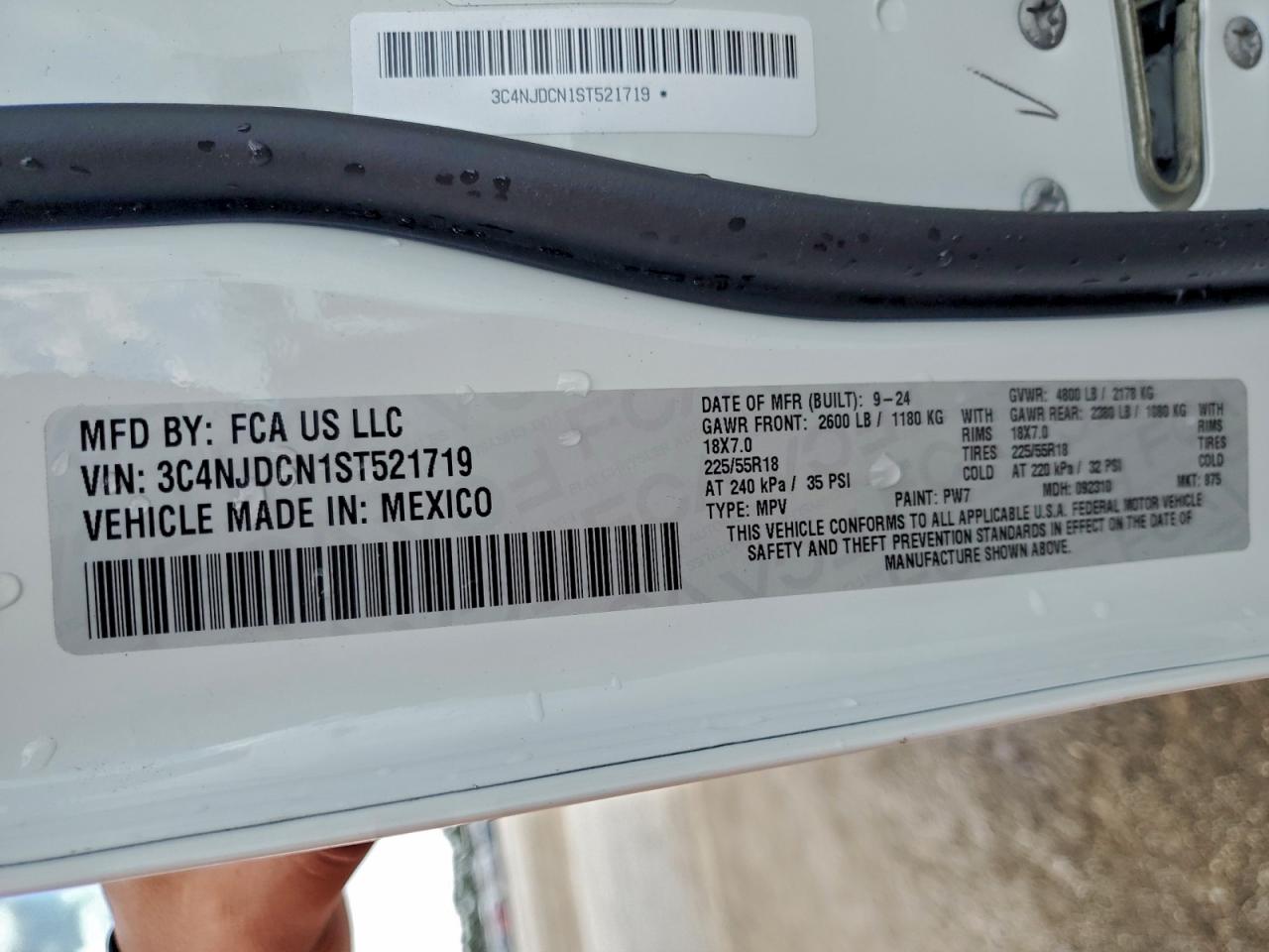 Lot #3311712218 2025 JEEP COMPASS LI