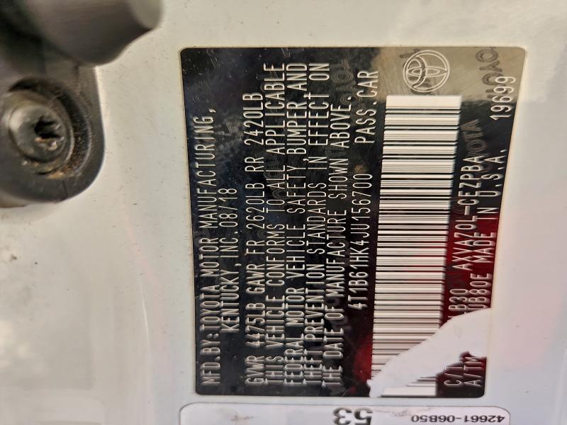 2018 TOYOTA CAMRY XSE #3316758412