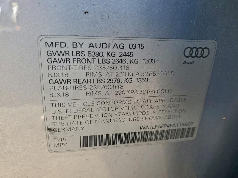 2015 AUDI Q5 PREMIUM #3305305328