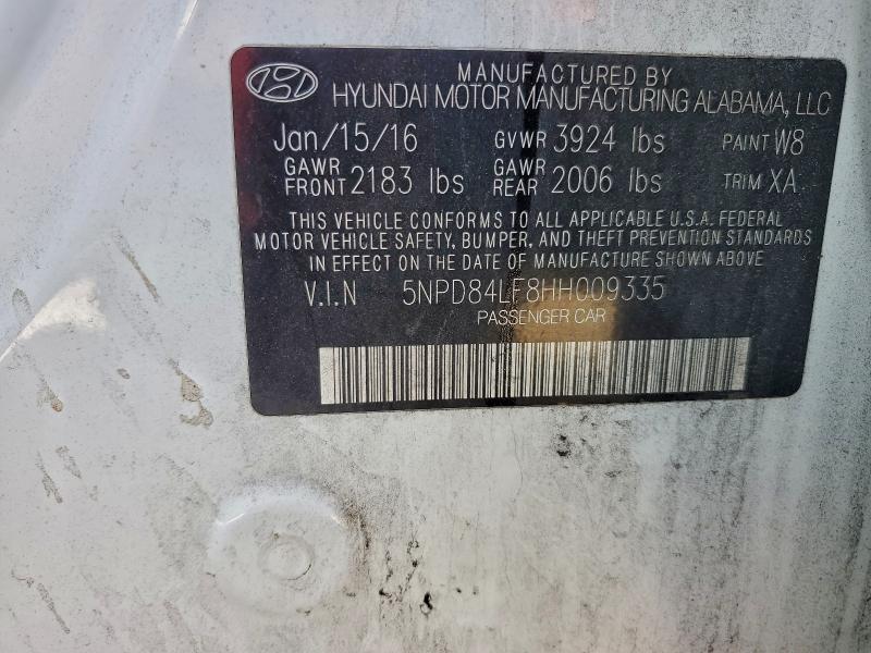 2017 HYUNDAI ELANTRA SE #3312588200