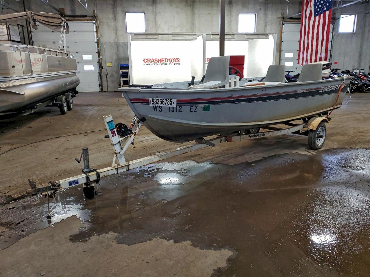 Lot #3305348306 1990 ALUMACRAFT BOAT