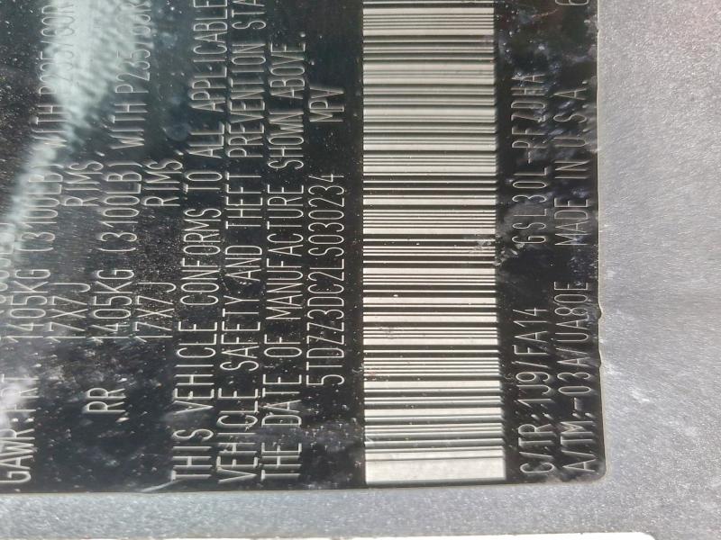 2020 TOYOTA SIENNA L #3309473630