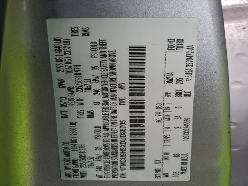 2013 FORD ESCAPE SEL #3318906930