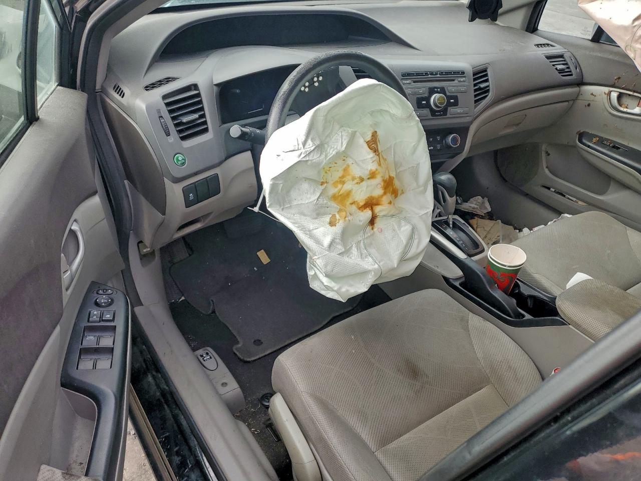 Lot #3309773838 2012 HONDA CIVIC LX