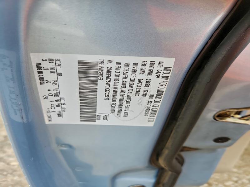 1999 MERCURY GRAND MARQ #3316100292