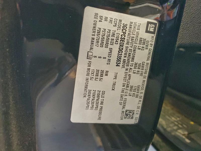 2013 CHEVROLET SILVERADO #3312624164