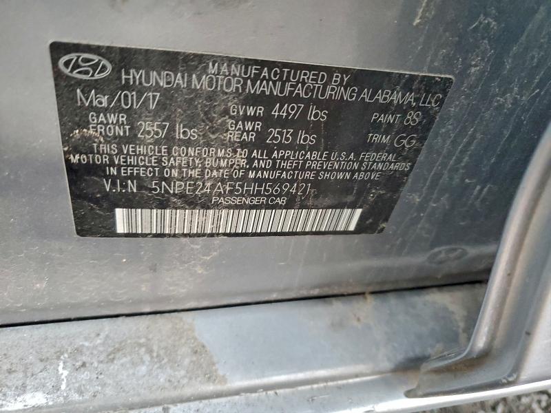 2017 HYUNDAI SONATA SE #3313702133