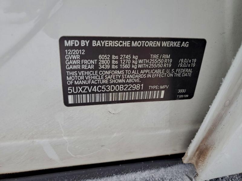 2013 BMW X5 XDRIVE3 #3311333321