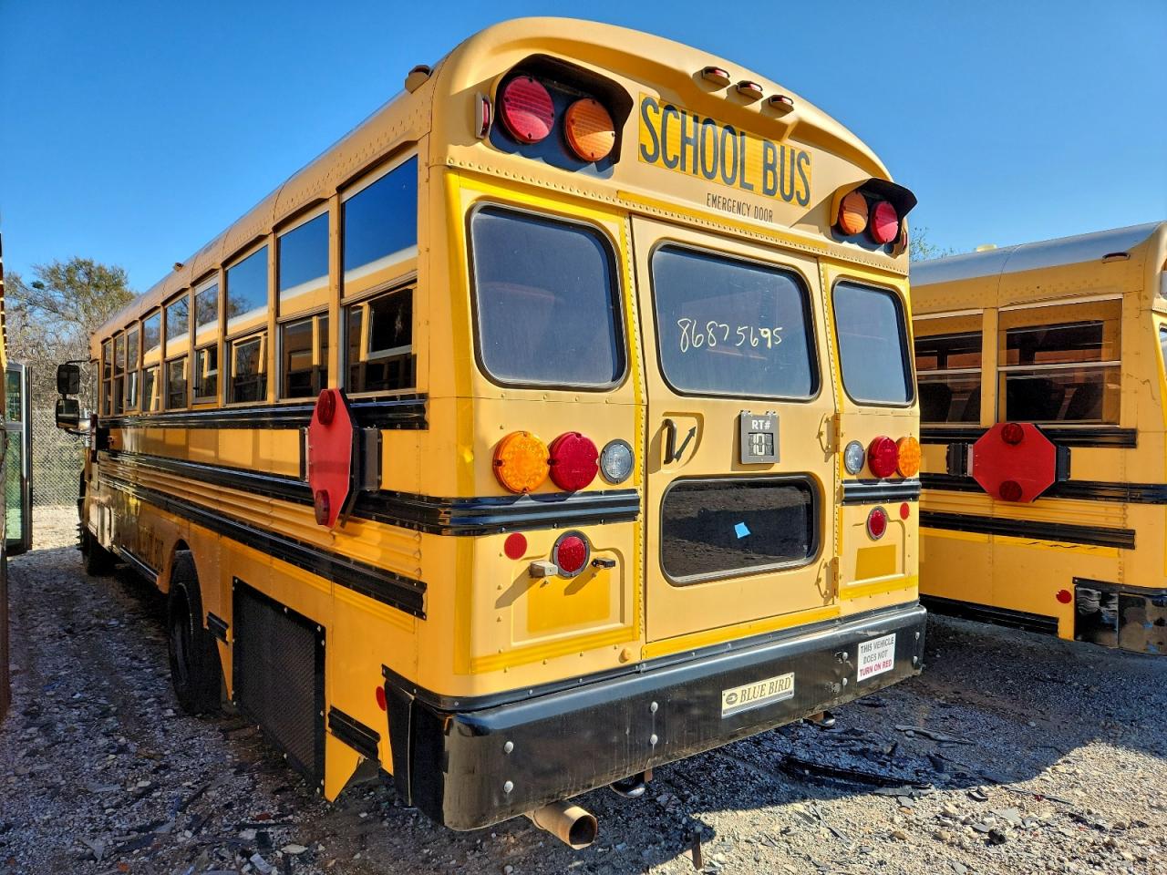 Lot #3305292300 2012 BLUE BIRD SCHOOL BUS