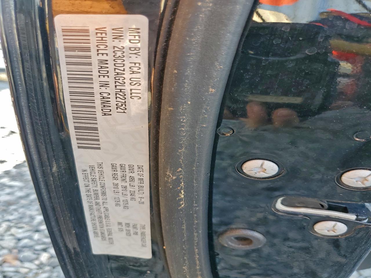 Lot #3311514239 2020 DODGE CHALLENGER