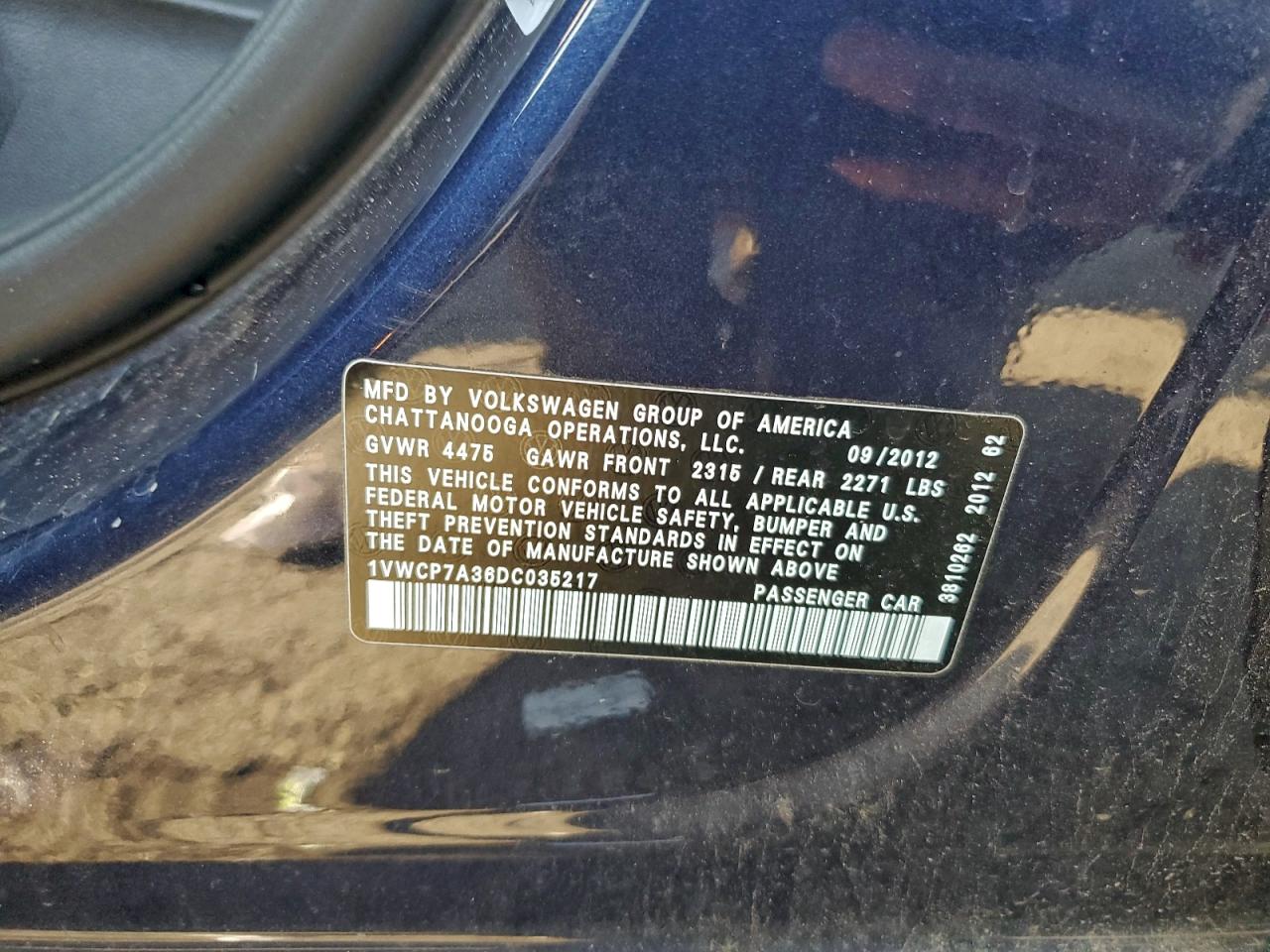 VOLKSWAGEN PASSAT SEL