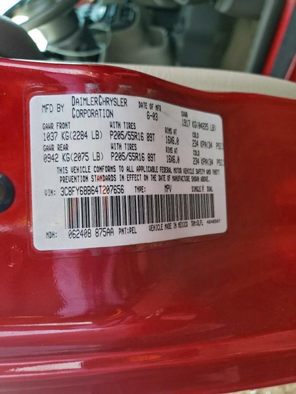 2004 CHRYSLER PT CRUISER #3311461266