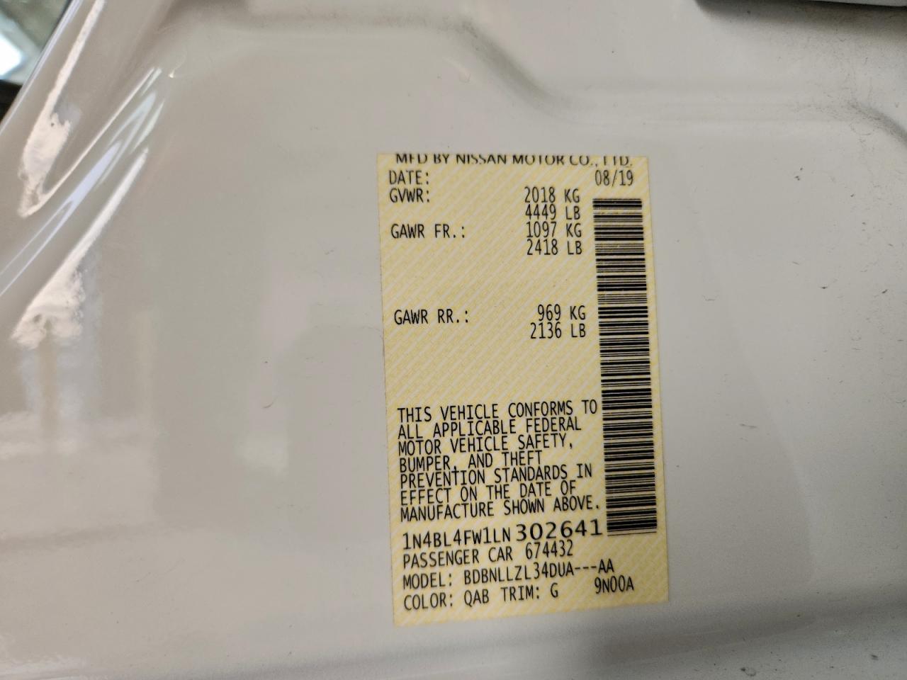 NISSAN ALTIMA PLATINUM