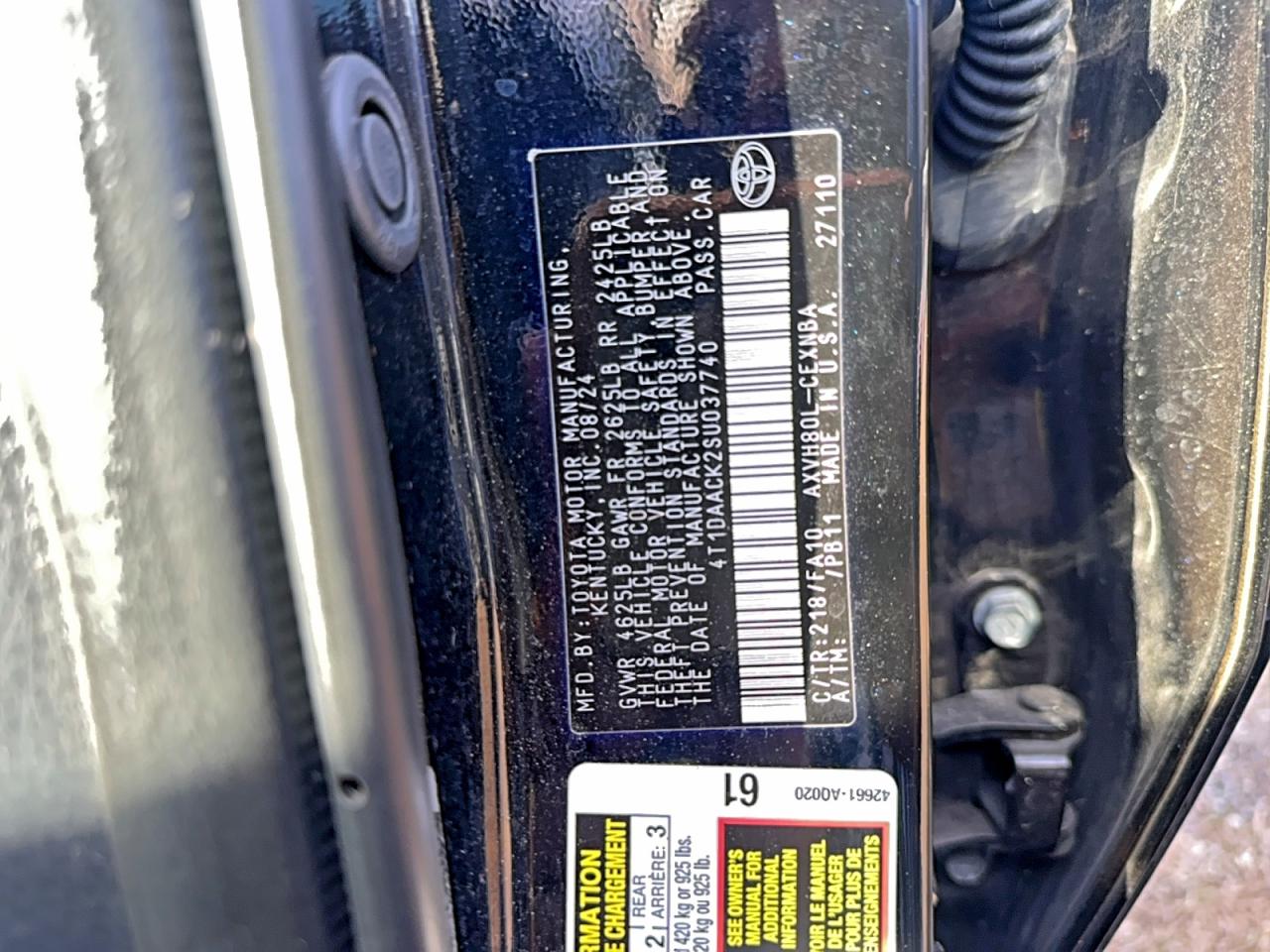 Lot #3304523468 2025 TOYOTA CAMRY XSE