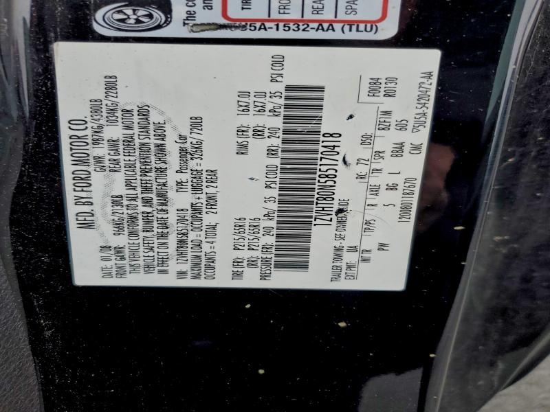 2008 FORD MUSTANG #3305504067