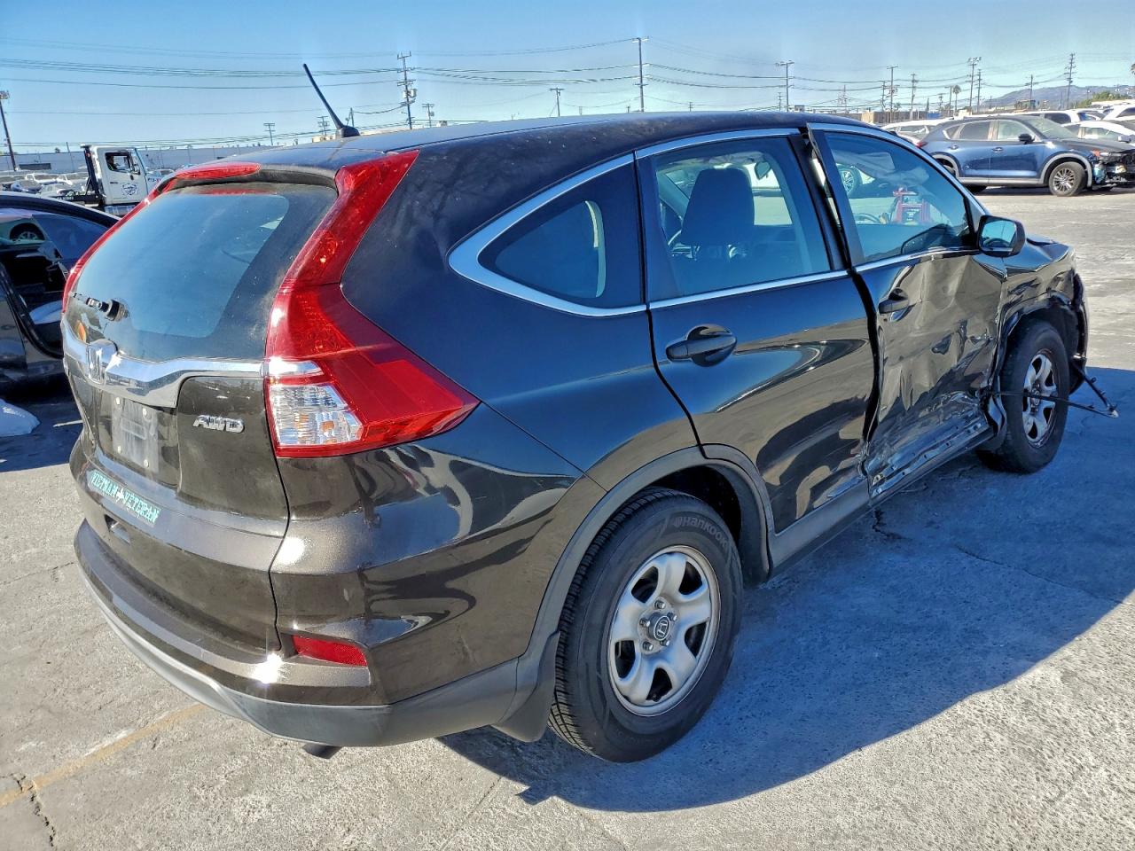 Lot #3304932542 2015 HONDA CR-V LX
