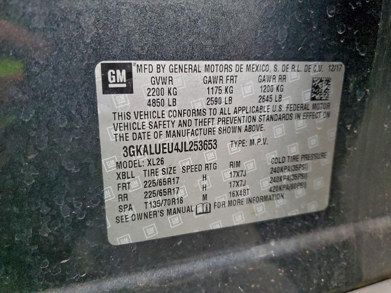 2018 GMC TERRAIN SL #3304059536