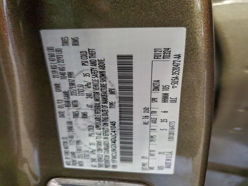 2013 FORD ESCAPE SE #3304670967