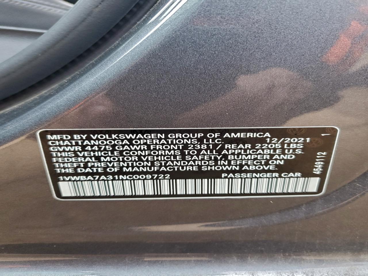 VOLKSWAGEN PASSAT LIMITED EDITION