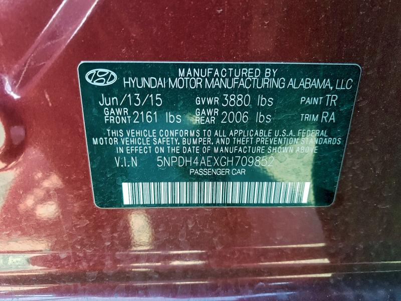 2016 HYUNDAI ELANTRA SE #3304684908