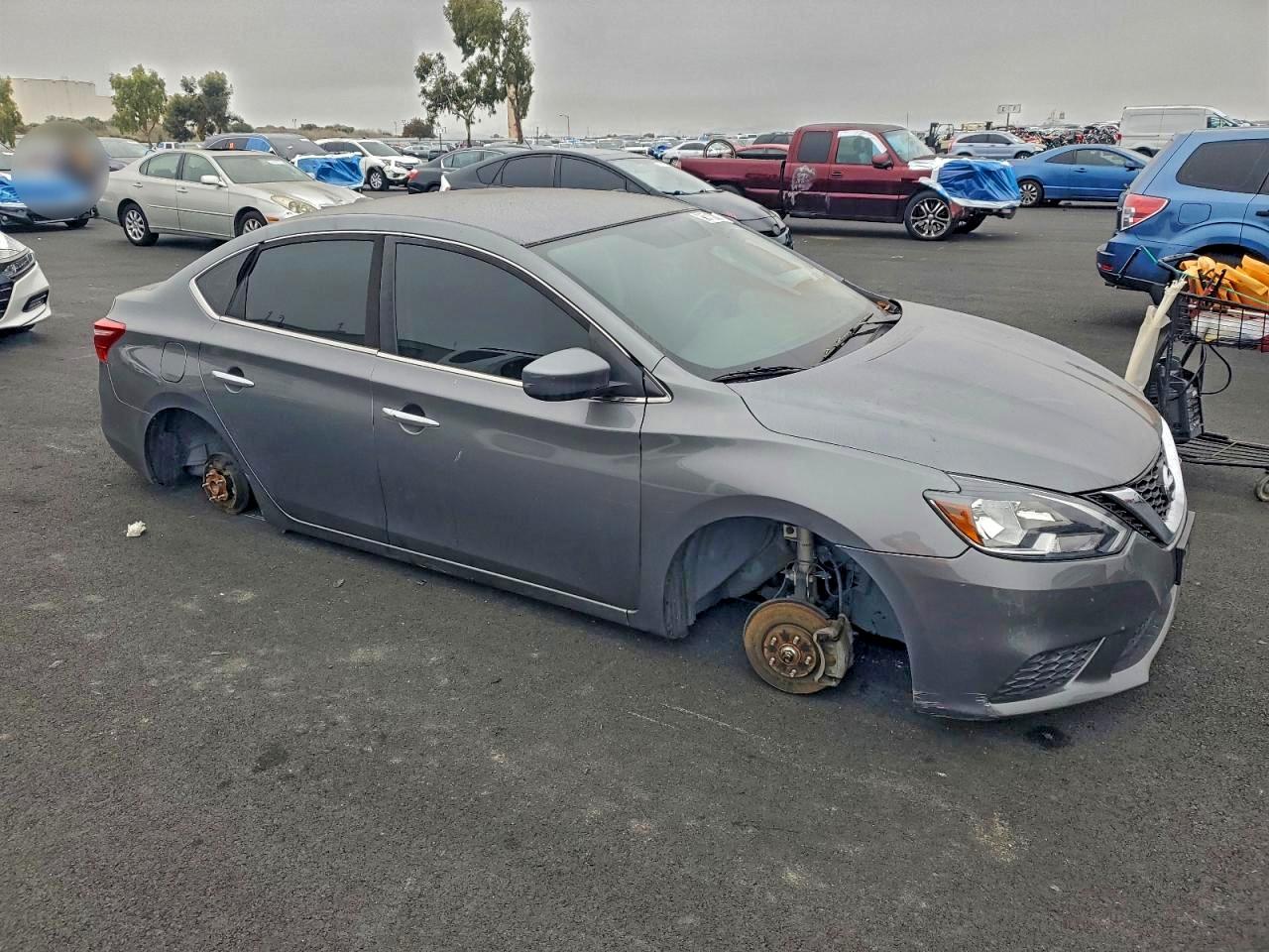 Lot #3316093240 2019 NISSAN SENTRA S