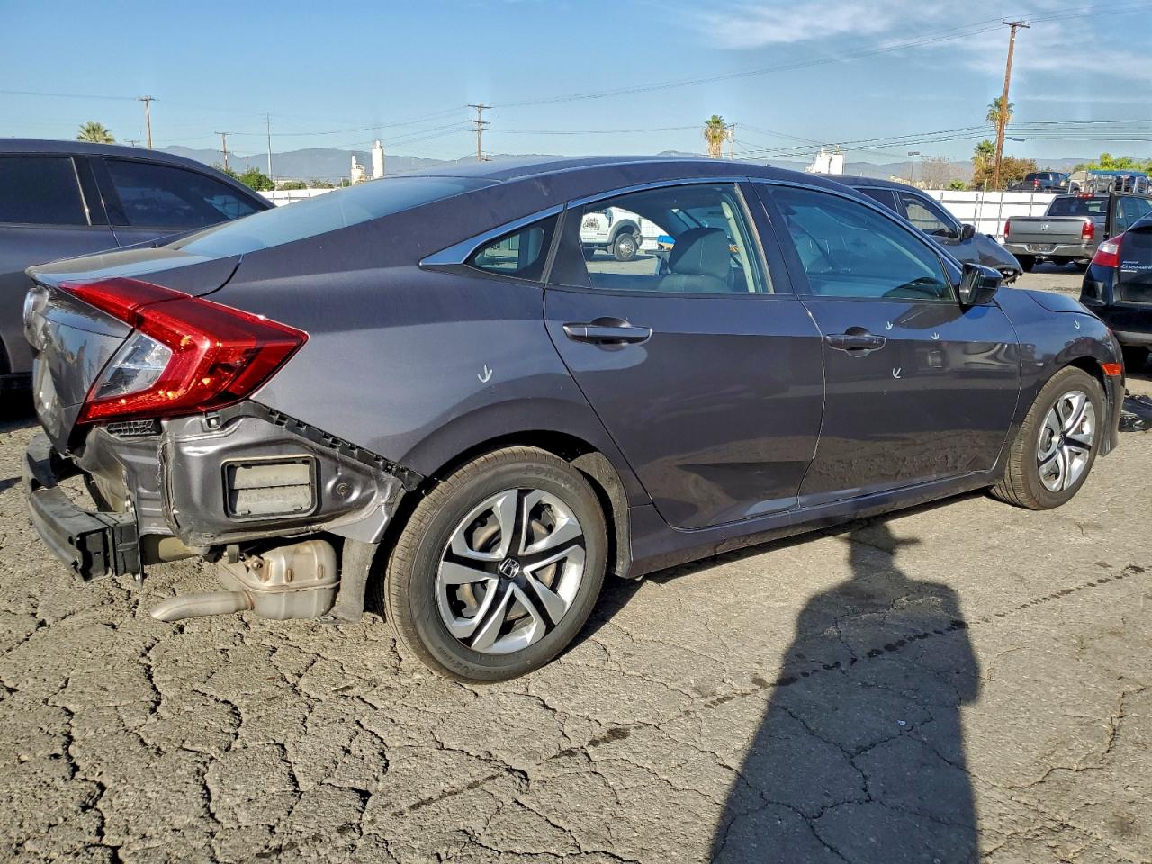 Lot #3317687203 2018 HONDA CIVIC LX