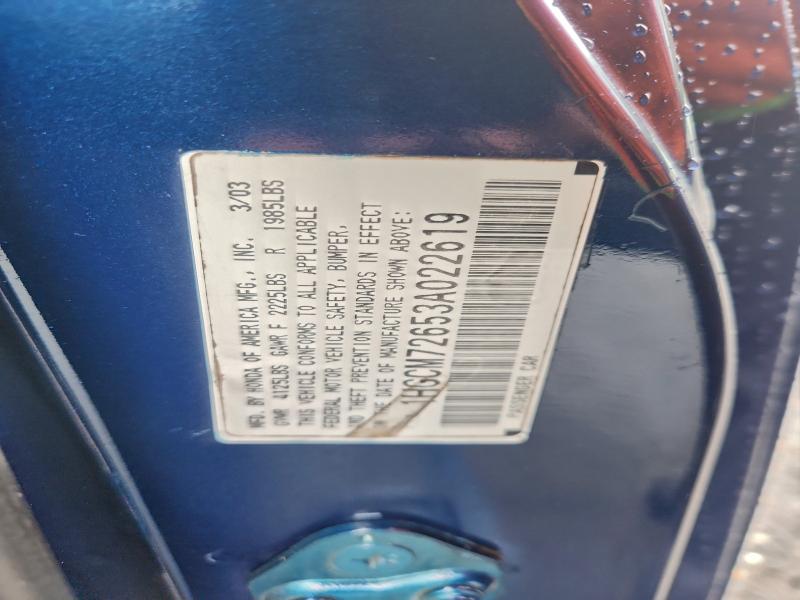 2003 HONDA ACCORD EX #3316766400