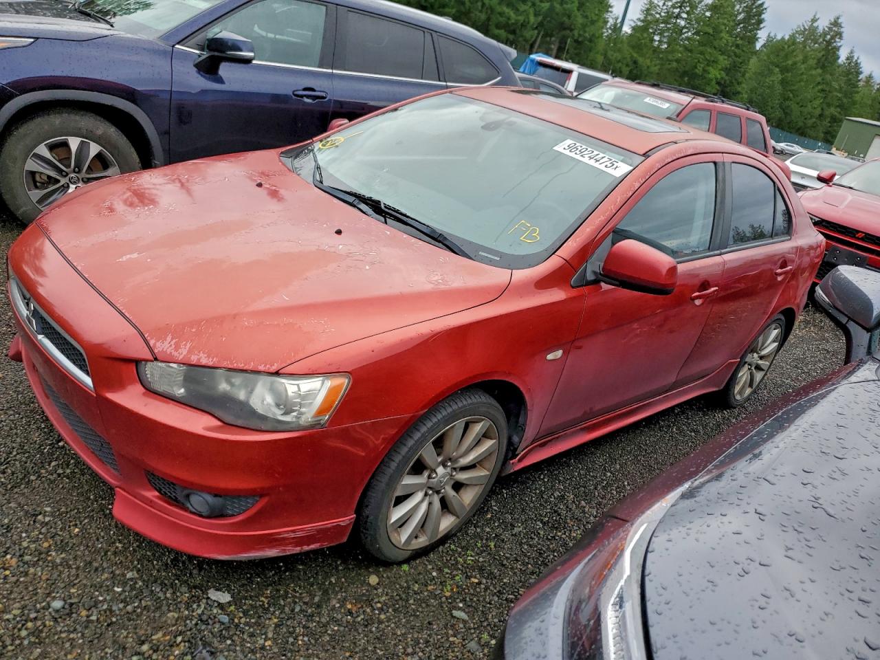 Lot #3317077012 2010 MITSUBISHI LANCER GTS