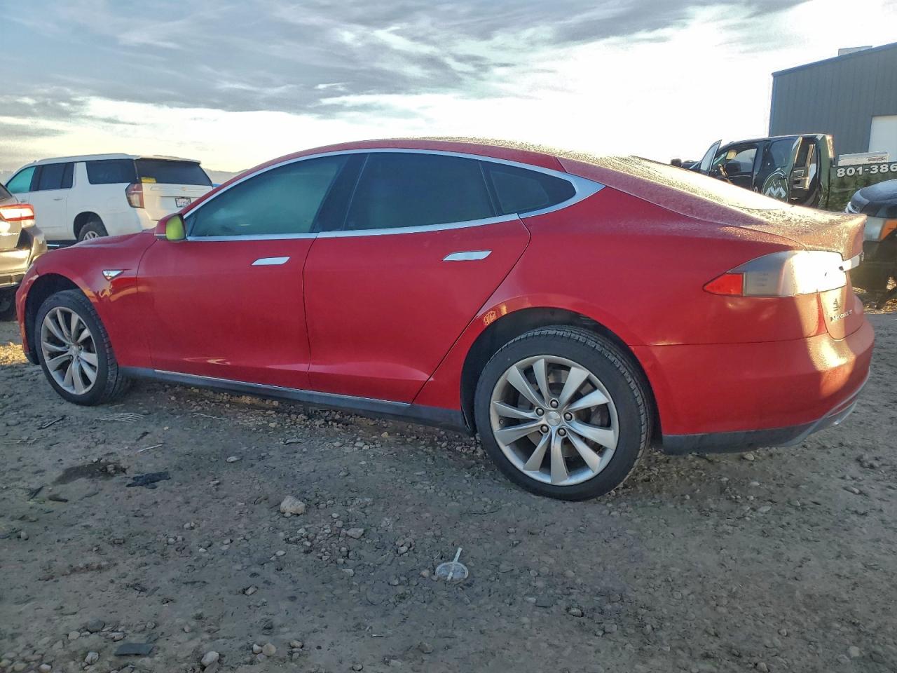 Lot #3311740727 2014 TESLA MODEL S
