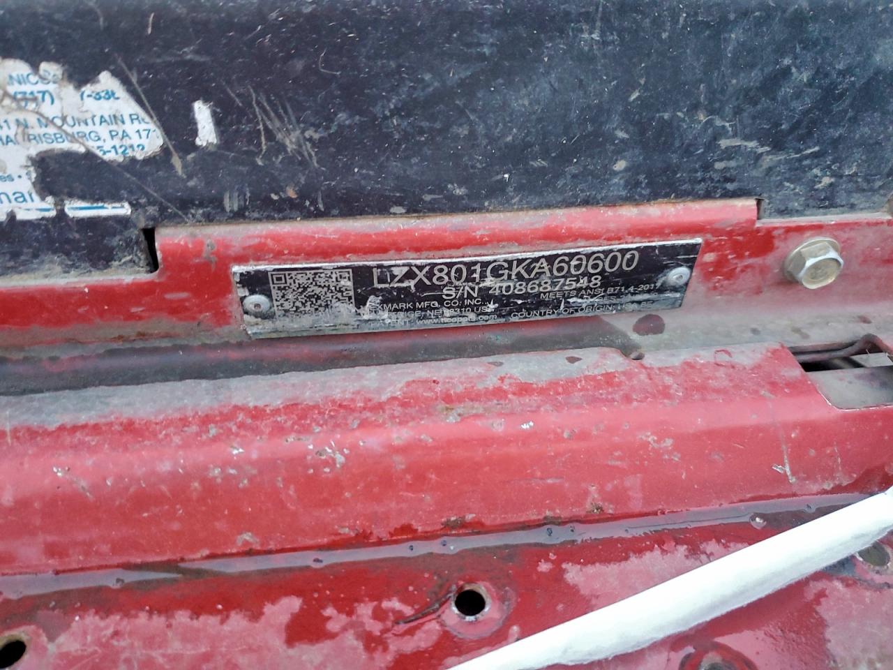 Lot #3305345310 2019 EXMARK ZERO TURN