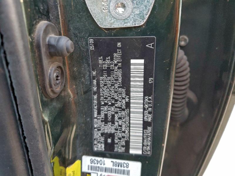 2010 TOYOTA SEQUOIA SR #3303613939