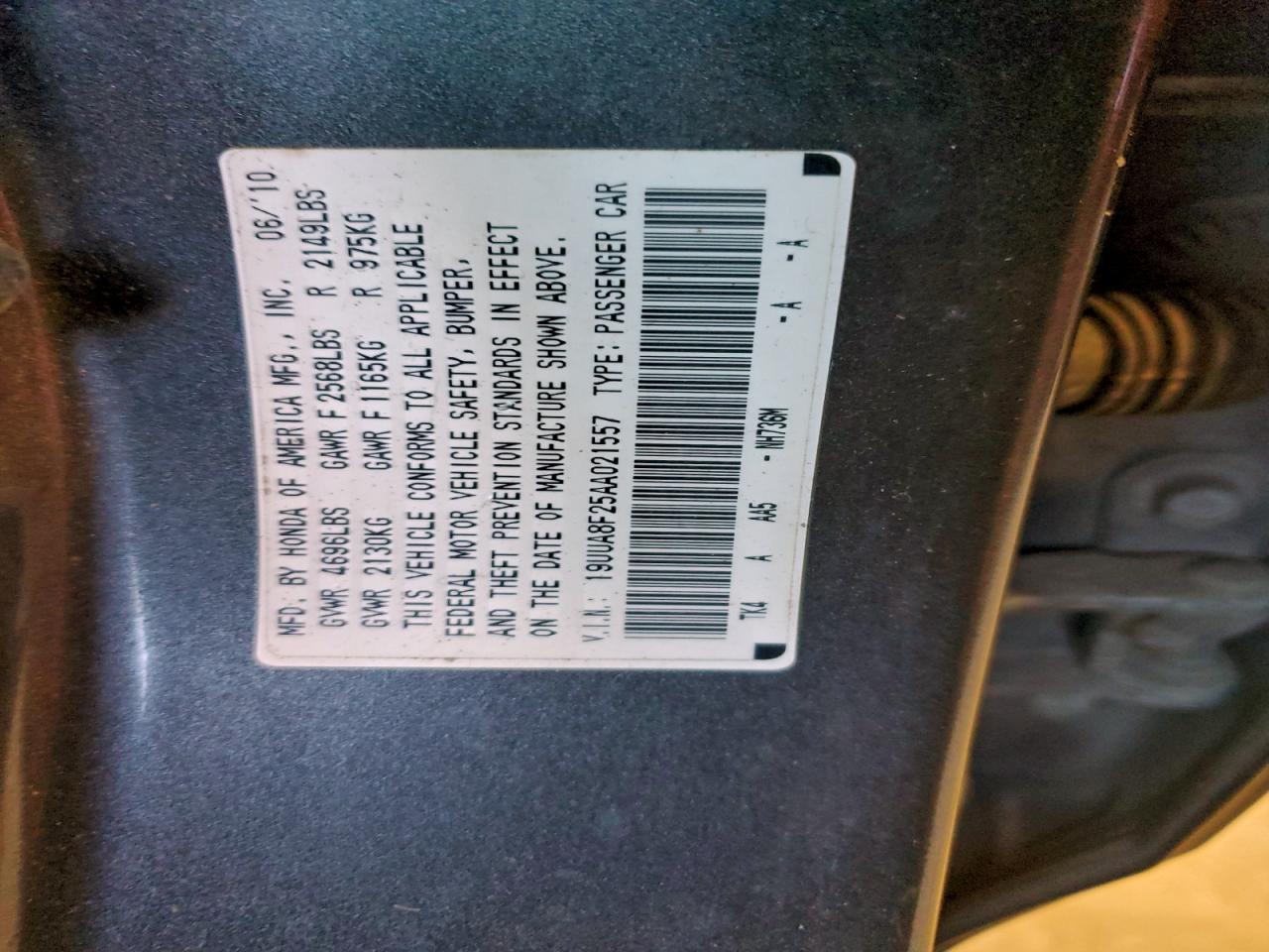 Lot #3317723085 2010 ACURA TL