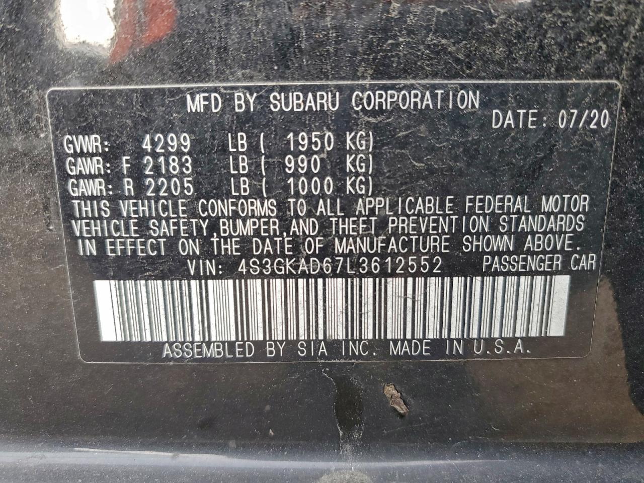 SUBARU IMPREZA PREMIUM