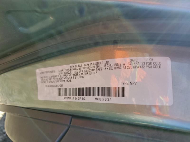 2006 SUBARU B9 TRIBECA #3312679160