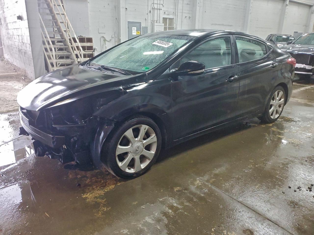 Lot #3302749043 2012 HYUNDAI ELANTRA GL