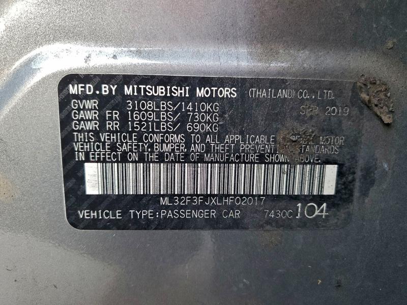 2020 MITSUBISHI MIRAGE G4 #3309607555