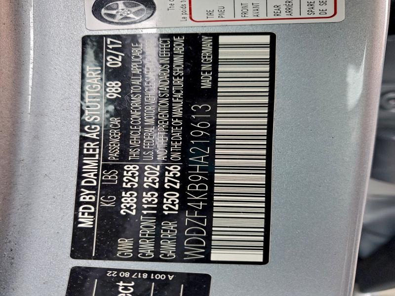 2017 MERCEDES-BENZ E 300 4MAT #3305478091