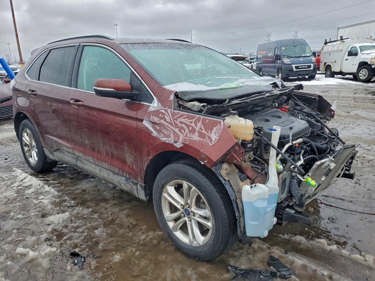 Lot #3316745436 2016 FORD EDGE SEL