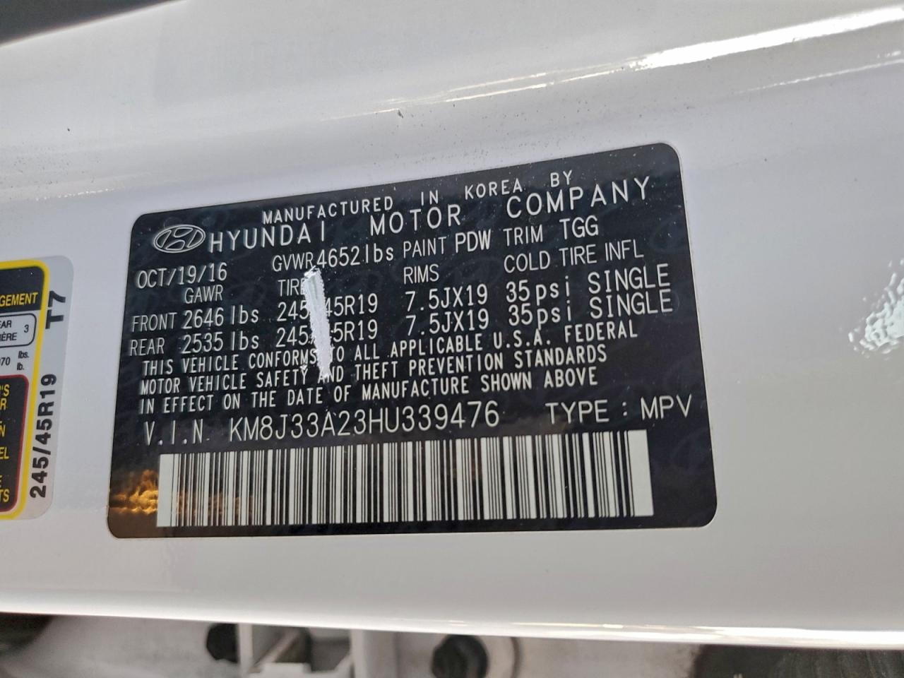 HYUNDAI TUCSON LIMITED