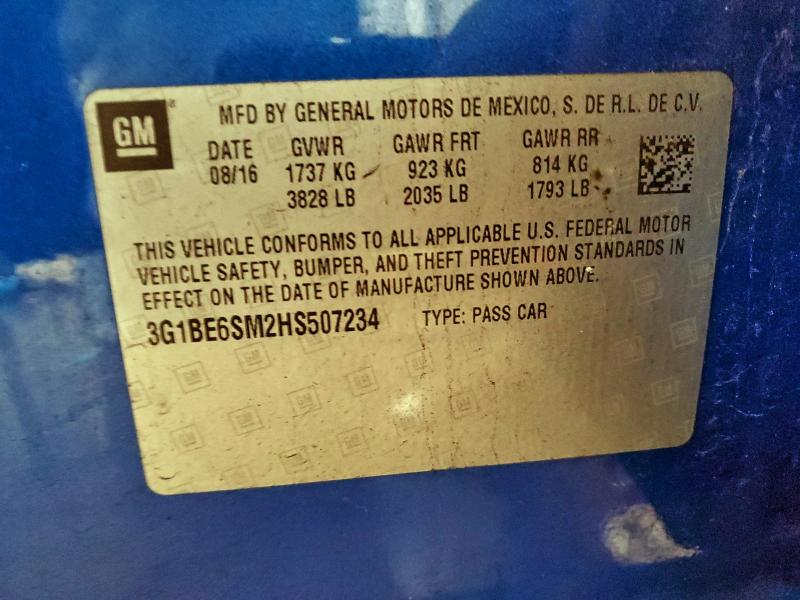 2017 CHEVROLET CRUZE LT #3303978720