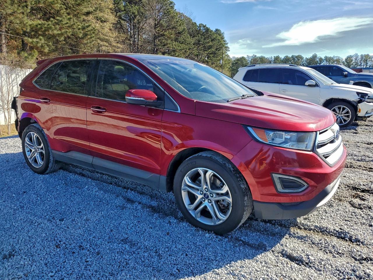 Lot #3317802084 2018 FORD EDGE TITAN