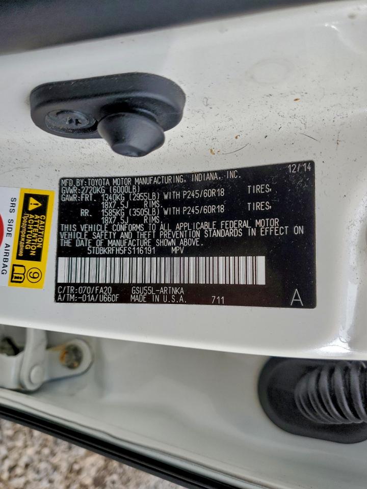 TOYOTA HIGHLANDER LE