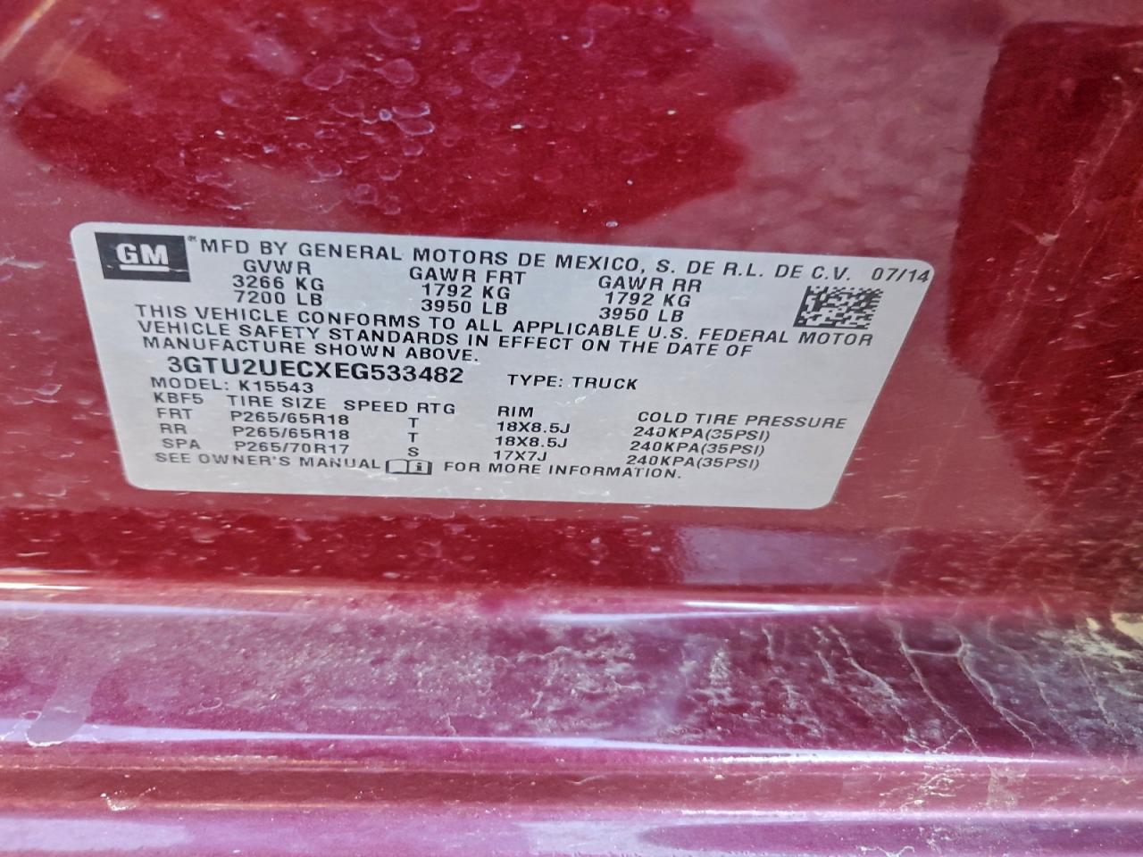 GMC SIERRA K1500 SLE