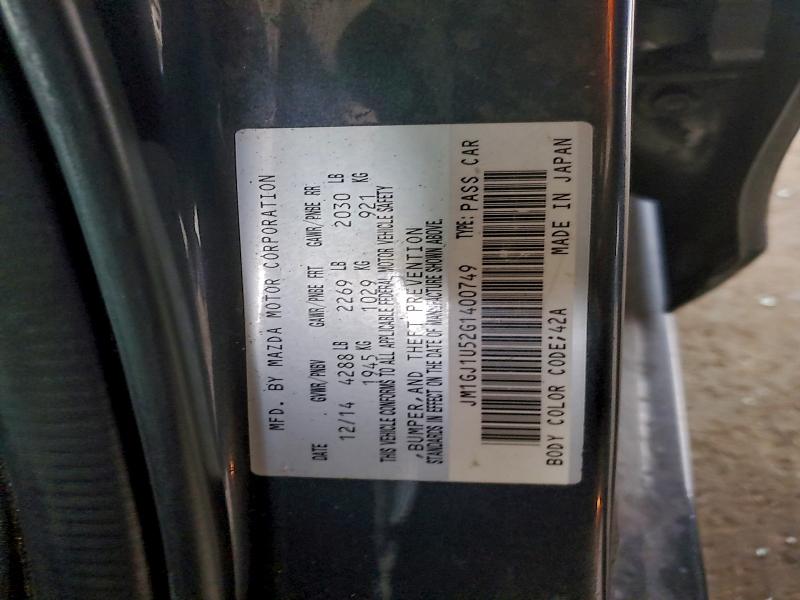 2016 MAZDA 6 SPORT #3302776917