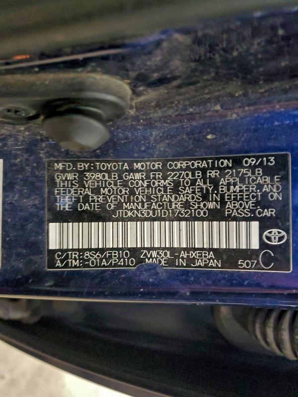 2013 TOYOTA PRIUS #3303843539