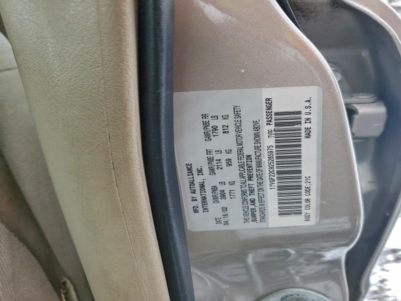 2002 MAZDA 626 LX #3305582168