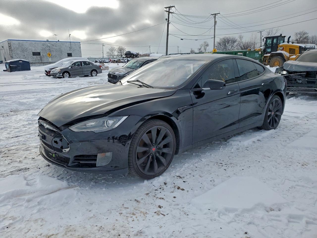 Lot #3304565438 2015 TESLA MODEL S