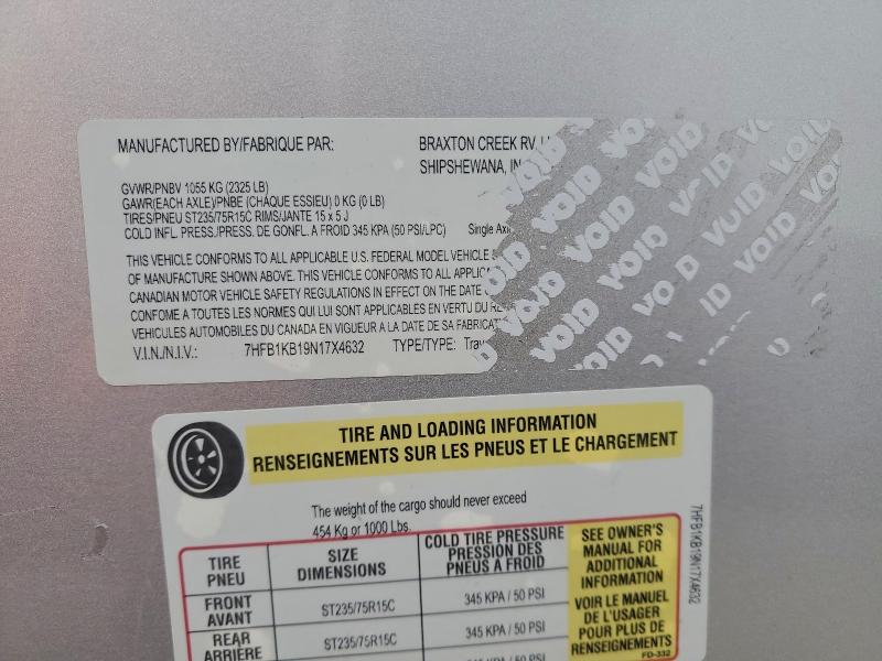 2022 BRAXTON CREEK BUSHWHACKE #3316698508